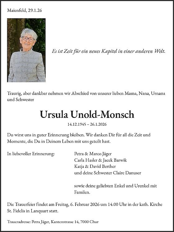 Ursula Unold-Monsch