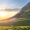 Sonnnenuntergang in den Alpen